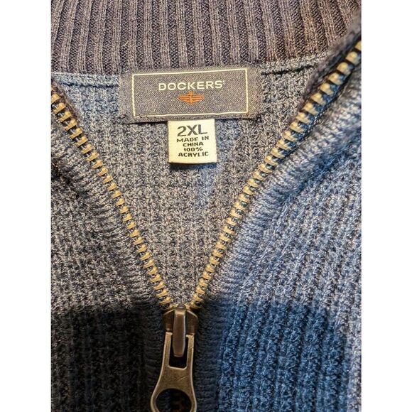 Dockers soft 1/4 zip lightweight sweater 2x - Picture 3 of 3